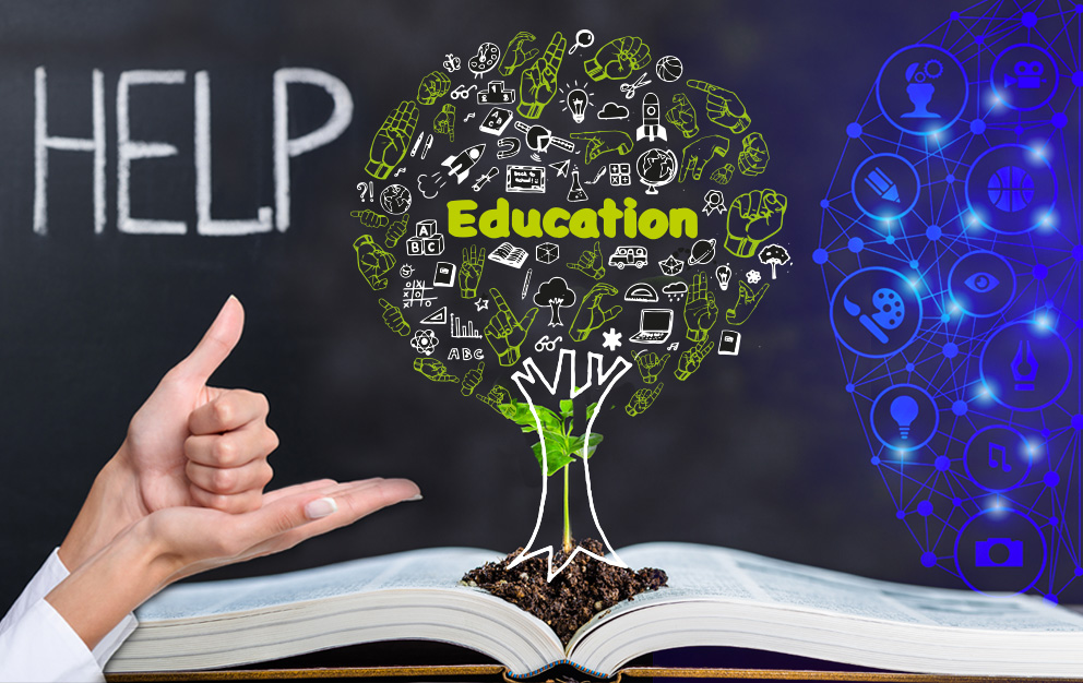 montage photo pour illustrer le site internet de Comprehensive Sign Literacy