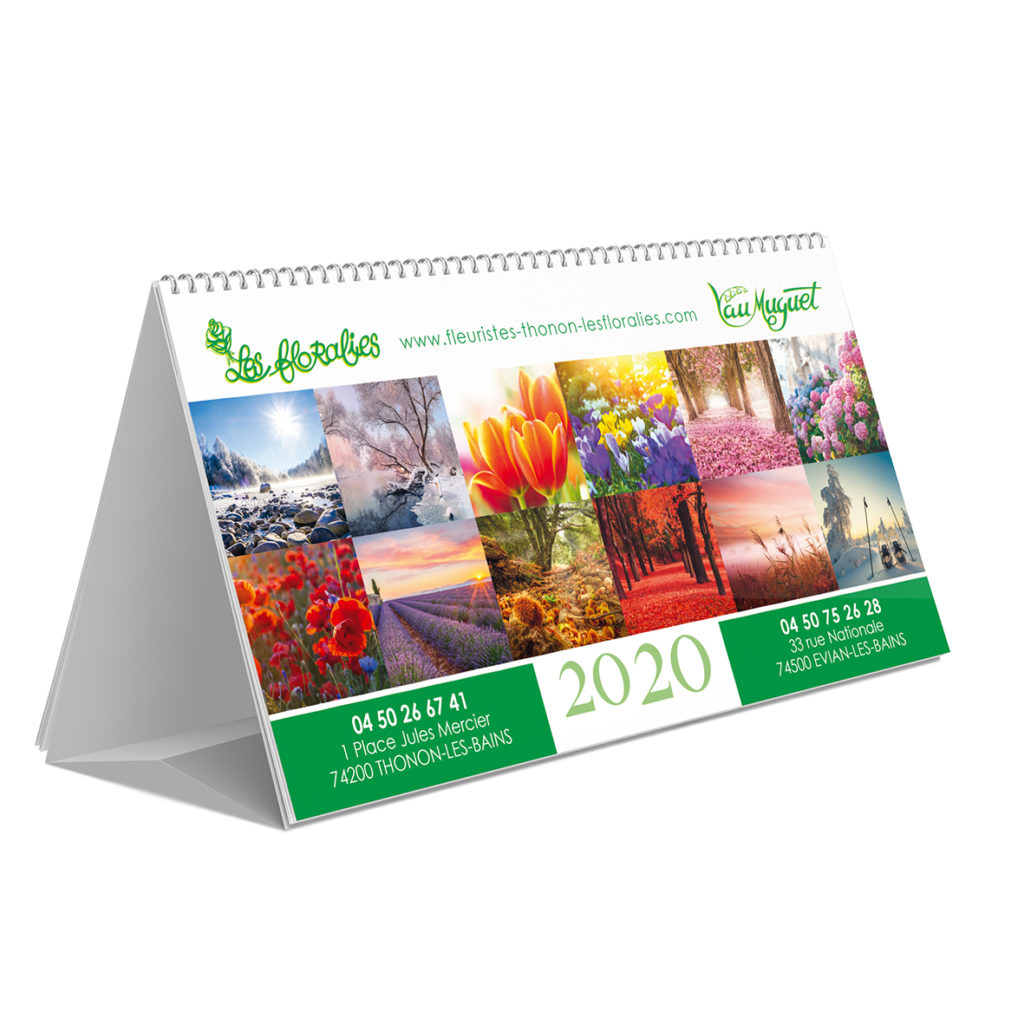 calendrier 2020 les Floralies